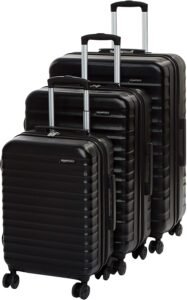 Amazon Basics Hardside Spinner 3 piece Luggage set