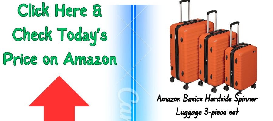 Amazon Basics Hardside Spinner Luggage set