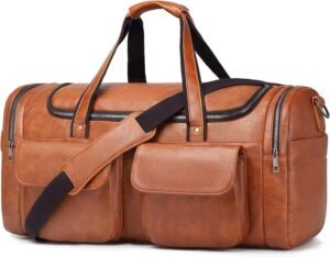 Bolosta Large PU Duffel Bag