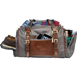 C&B Bainbridge Leather handle Duffel Bag