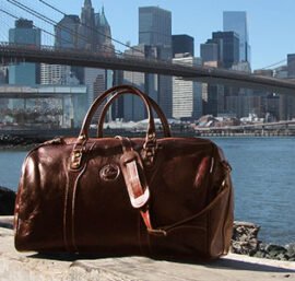 Cenzo Duffle Vecchio Italian Leather Bag