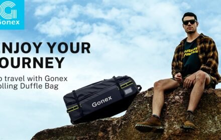 Gonex Rolling Duffle Bag with wheel