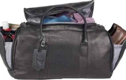 Kenneth Cole Reaction Colombian Leather Duffel Bag