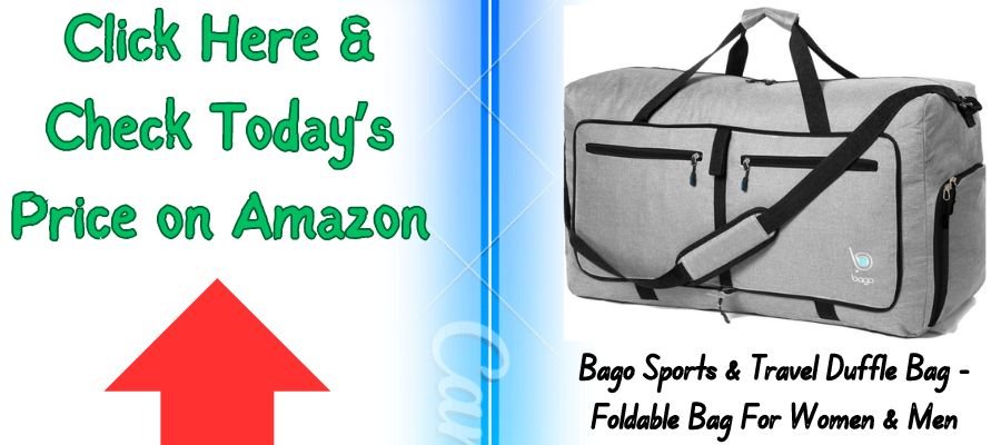 Bago 80L Foldable Travel Duffel Bag