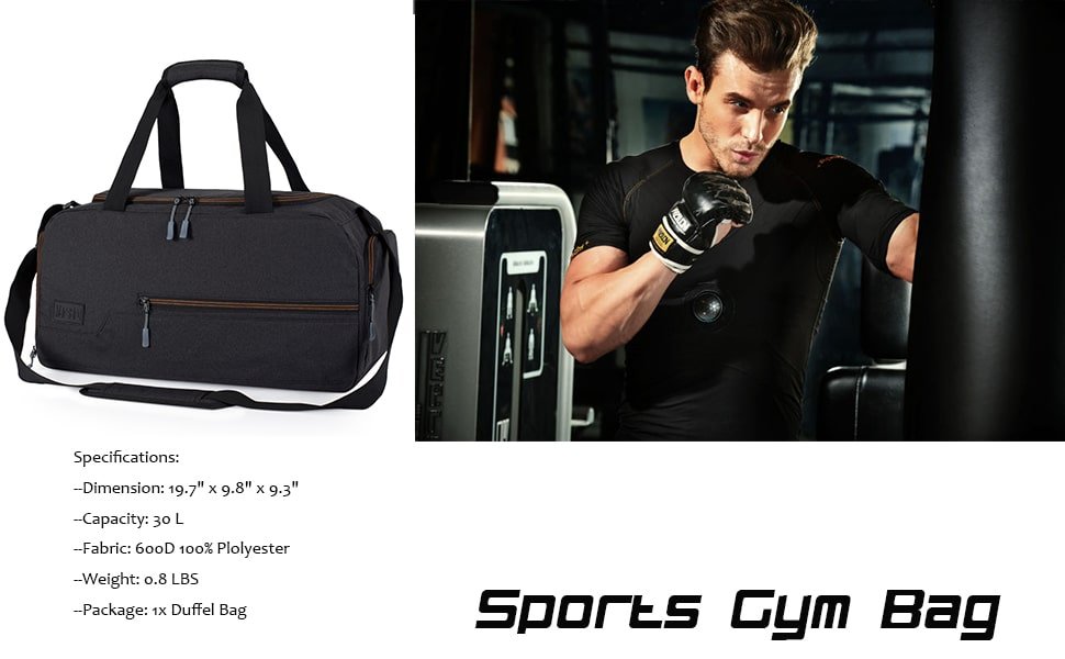 MarsBro gym weekender duffel bag