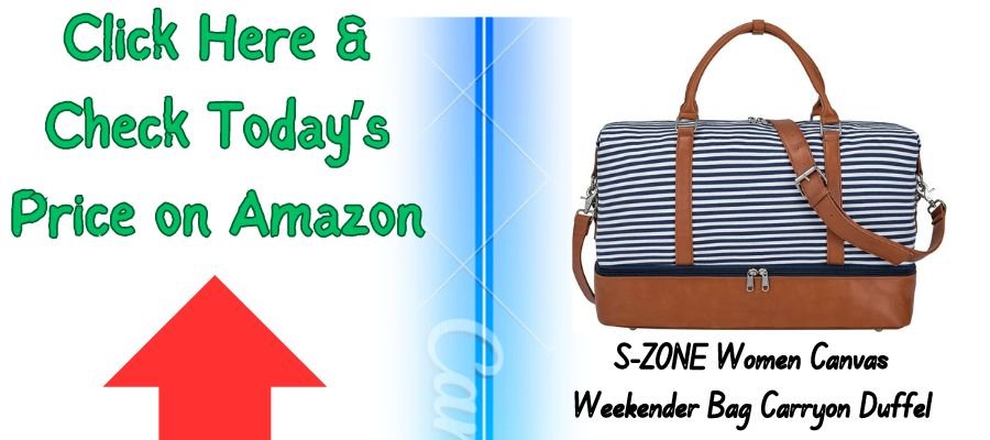 S-ZONE Women Canvas Duffel