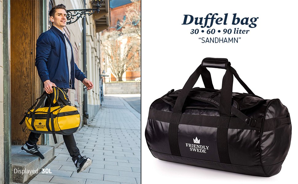 The Friendly Swede Gym Duffel